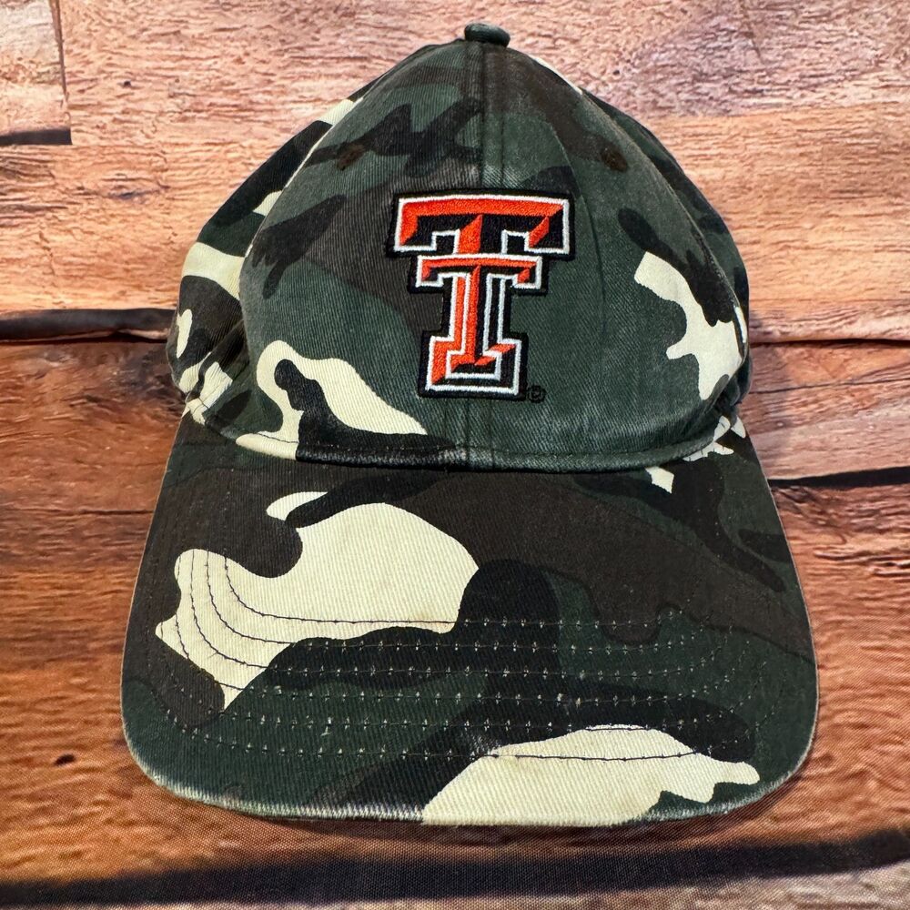Texas Tech Red Raiders Youth Hat Team Starter Camo Adjustable NCAA Baseball Cap